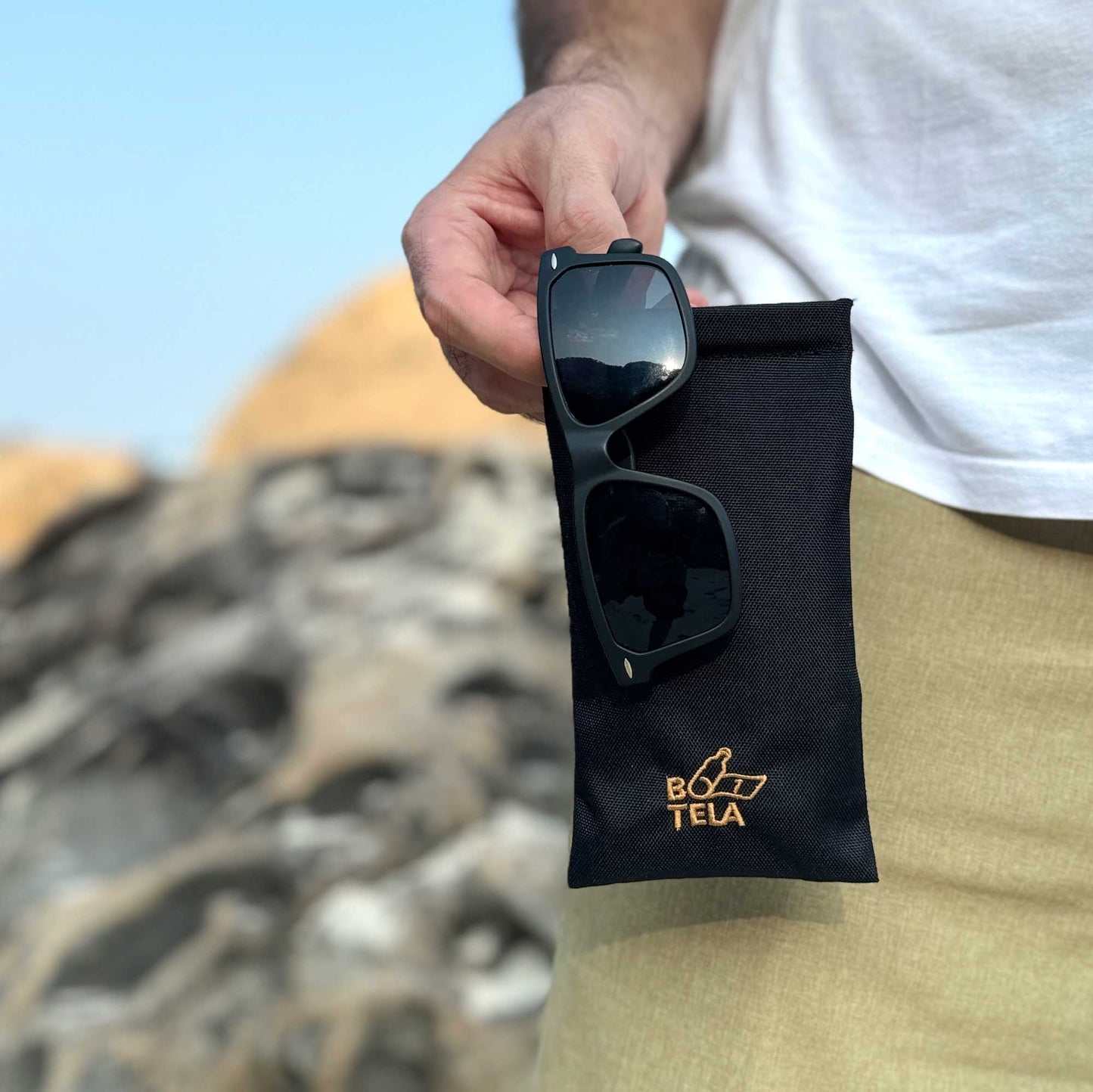 Estuche porta anteojos sustentable