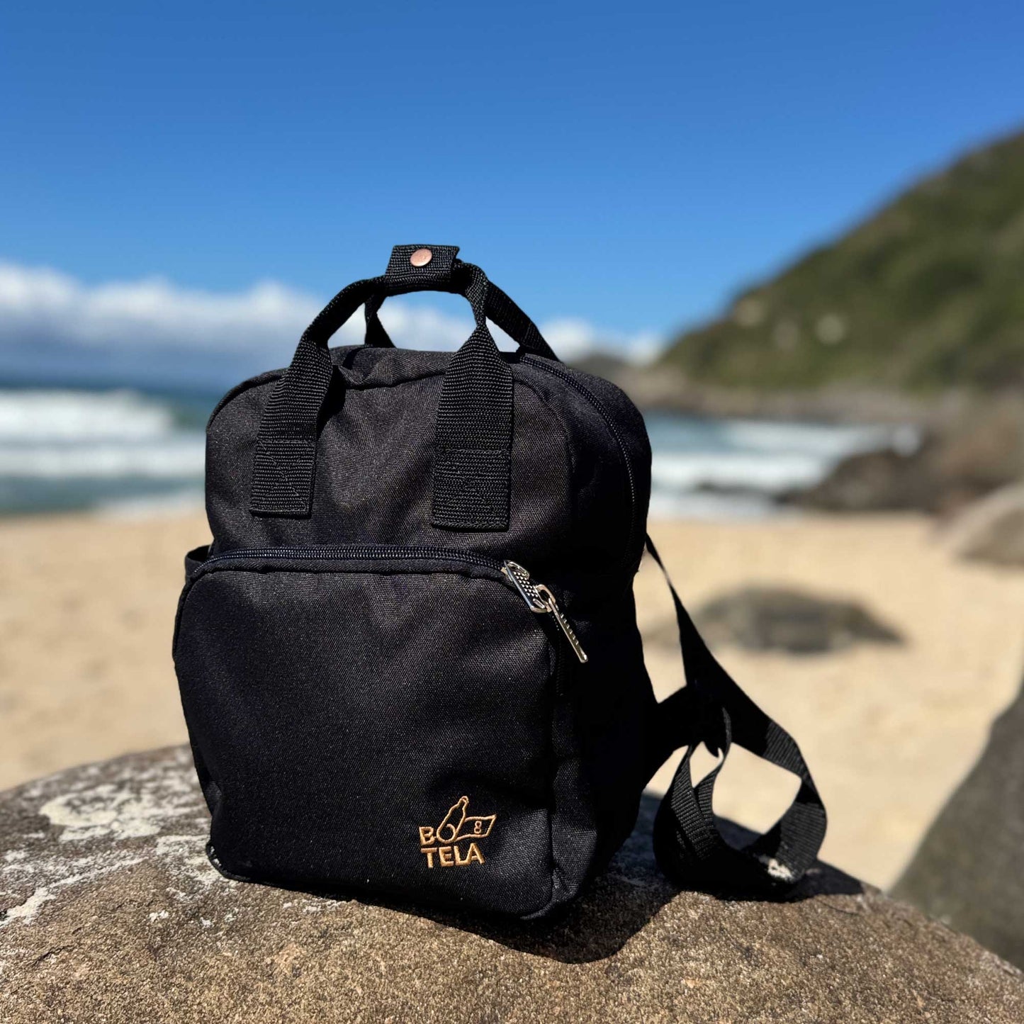 Mochila Cartera Sustentable Negra