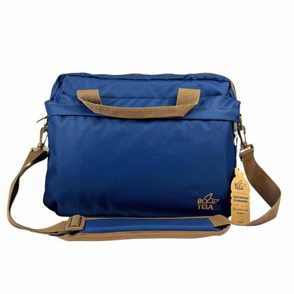 Bolso notebook 13 y 14 pulgadas sustentable azul