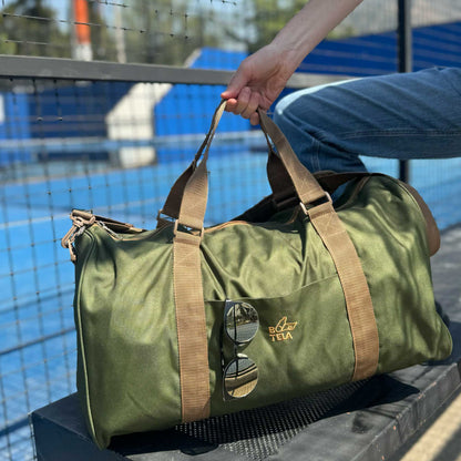 Bolso de viaje/deporte sustentable verde