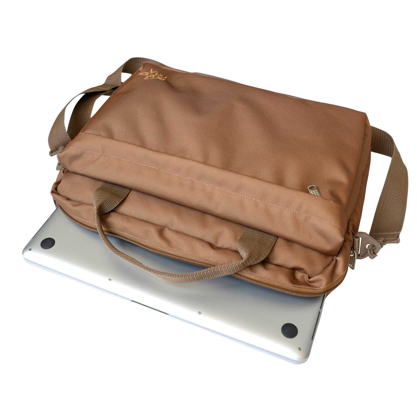 Bolso notebook 13 y 14 pulgadas sustentable café