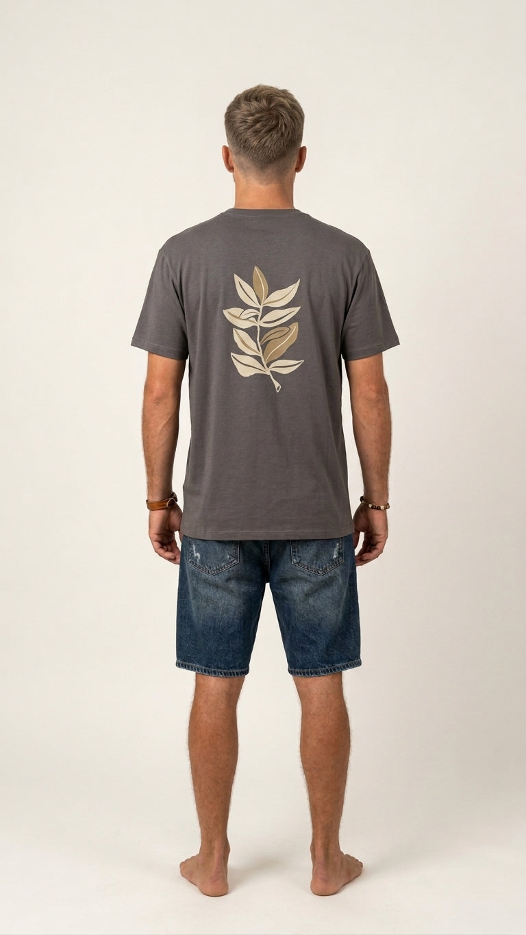 Remera sustentable Gris unisex