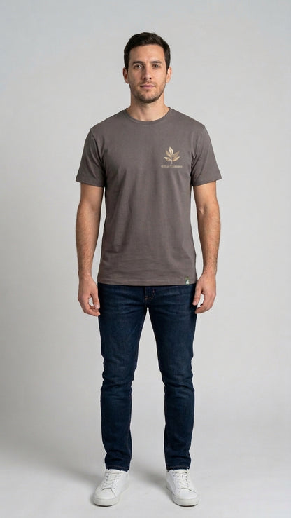 Remera sustentable Gris unisex