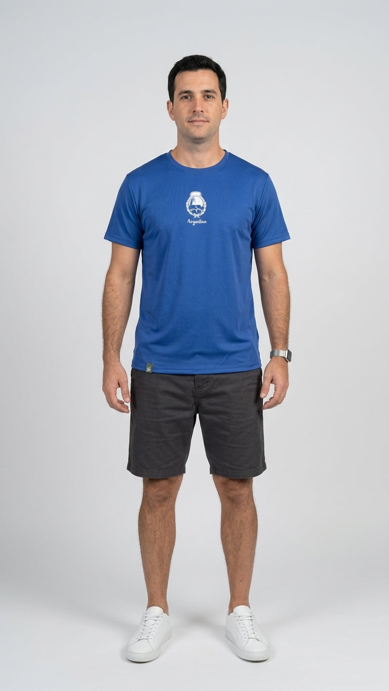 Remera sustentable Azul unisex