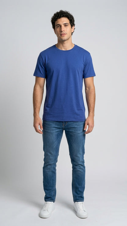 Remera sustentable Azul unisex