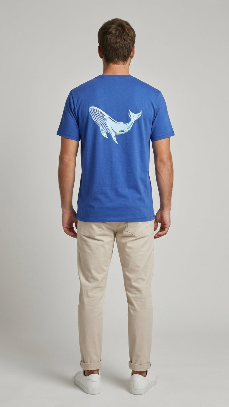 Remera sustentable Azul unisex