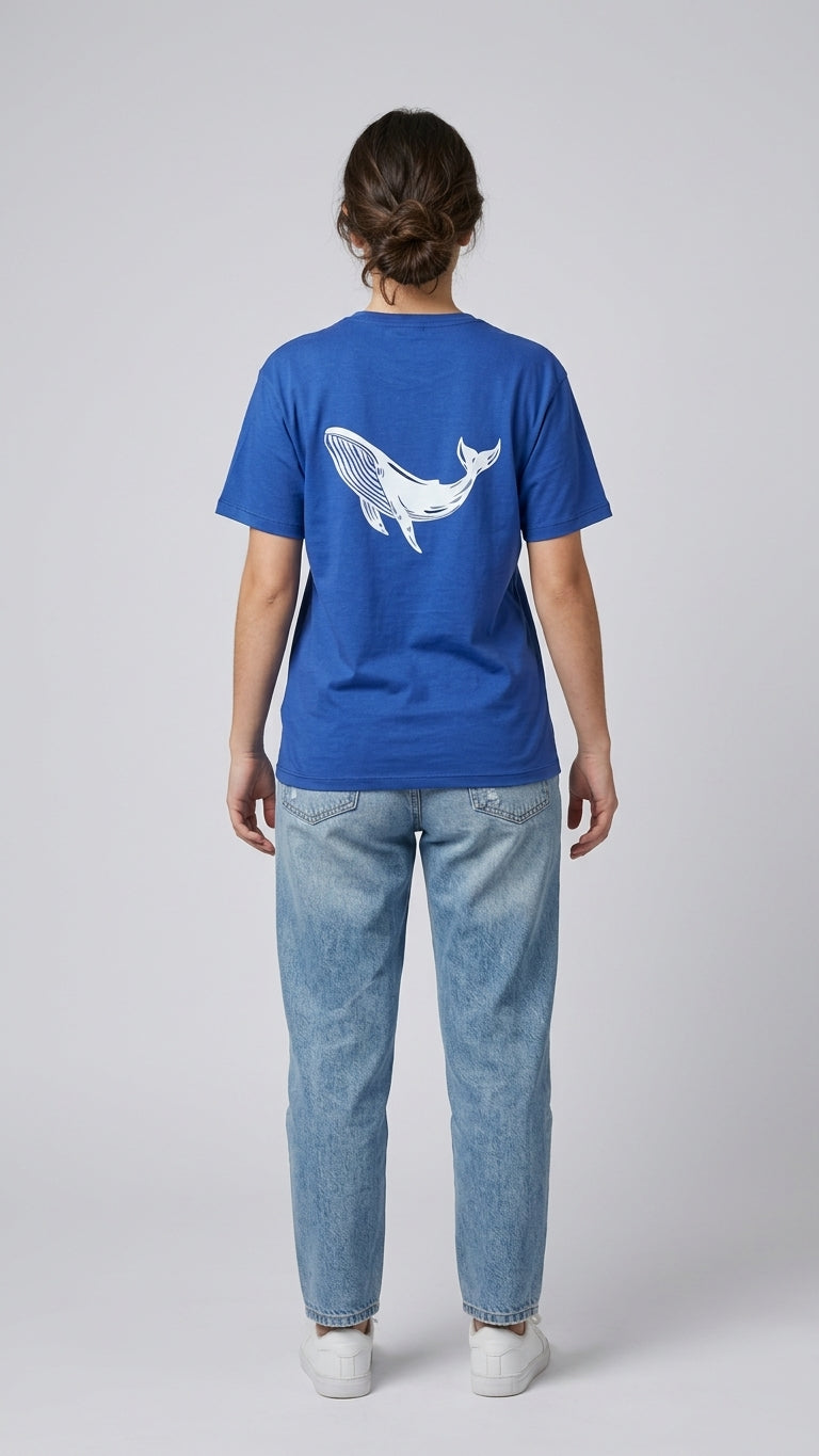 Remera sustentable Azul unisex