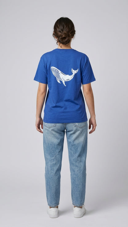 Remera sustentable Azul unisex