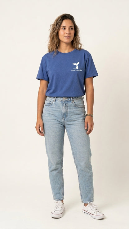 Remera sustentable Azul unisex