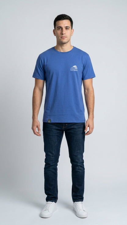 Remera sustentable Azul unisex