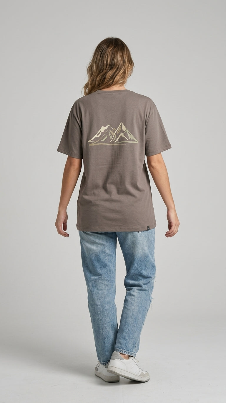 Remera sustentable Gris unisex