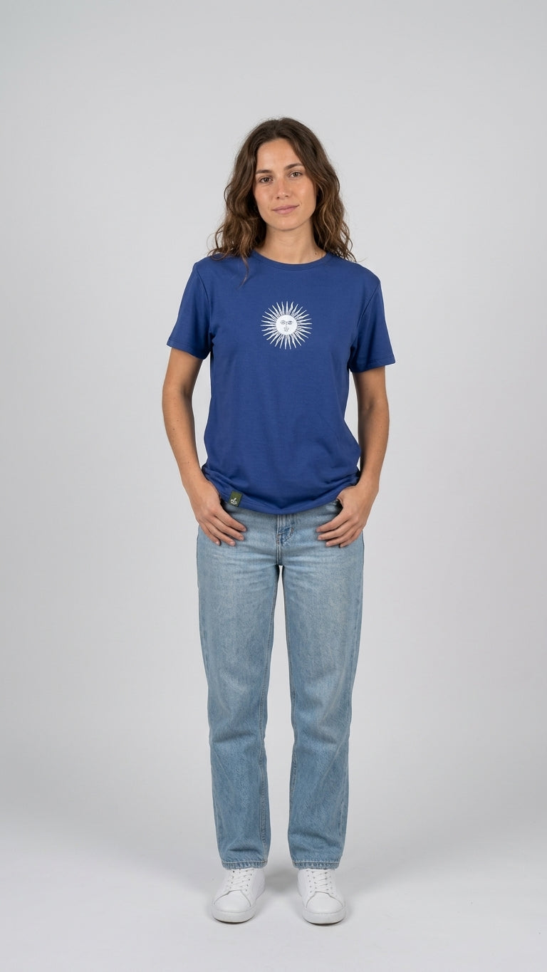 Remera sustentable Azul unisex
