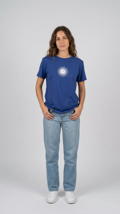 Remera sustentable Azul unisex